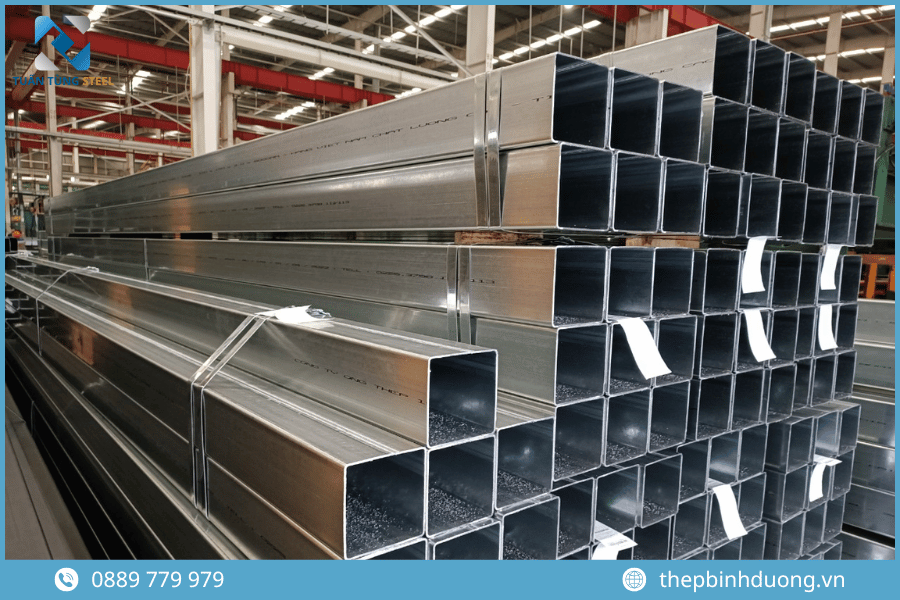 Nên chọn thép hộp đen hay hộp kẽm?
